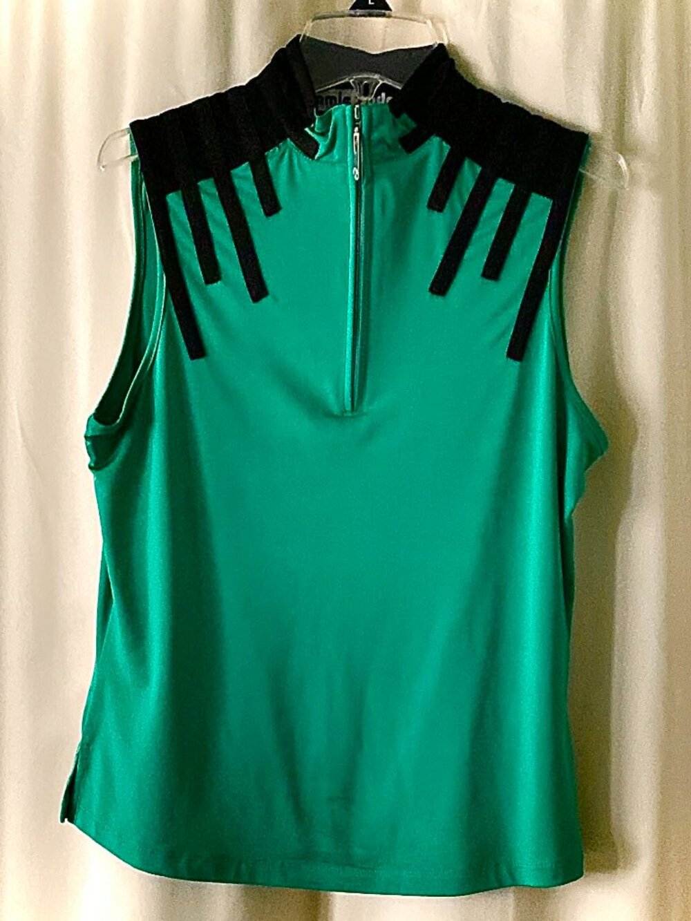 Jamie Sadock Sleeveless Golf Top Women's Size S Striped Pattern Athletic